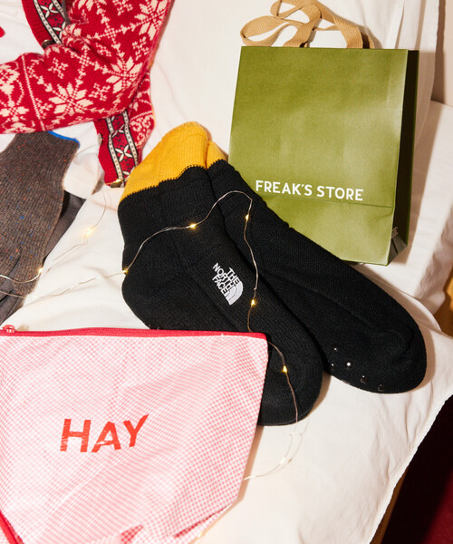 THE NORTH FACE(ザノースフェイス)の「THE NORTH FACE/ザ・ノース・フェイス Nuptse Bootie Socks ヌプシ ブーティ ソックス(ソックス/靴下・メンズ・キャメル/イエロー/ブラック/グレー・SMALL/MEDIUM)」の11枚目の写真