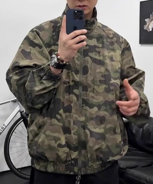セール】【TUNE】JK 迷彩オーバーブルゾン（ブルゾン）｜almo（アルモ