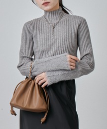 Lui's | 袖フェザーリブタートルプルオーバー(Tシャツ/カットソー)