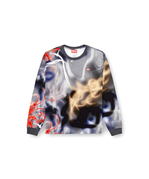 DIESEL(ディーゼル)の「メンズ 長袖Tシャツ T-BOXT-LS-V4(Tシャツ/カットソー・メンズ・ブラック系その他・LARGE/MEDIUM/SMALL/X-LARGE/X-SMALL/XX-LARGE/XXX-LARGE)」の5枚目の写真