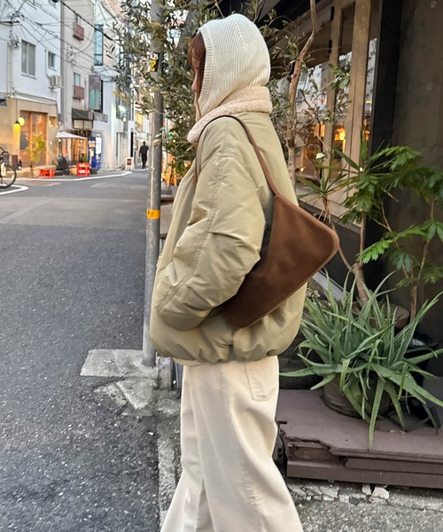 CANAL JEAN（キャナルジーン）の「El mar　ボア襟ダウンジャケット（ダウンジャケット/コート・レディース・カーキ/ブラウン・ONE SIZE）」の17枚目の写真