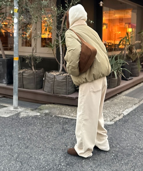 CANAL JEAN（キャナルジーン）の「El mar　ボア襟ダウンジャケット（ダウンジャケット/コート・レディース・カーキ/ブラウン・ONE SIZE）」の16枚目の写真