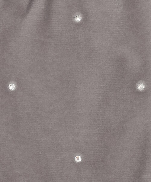 Afternoon Tea（アフタヌーンティー）の「ベロアストーングローブ（手袋・レディース・グレー/ブラック・ONE SIZE）」の10枚目の写真