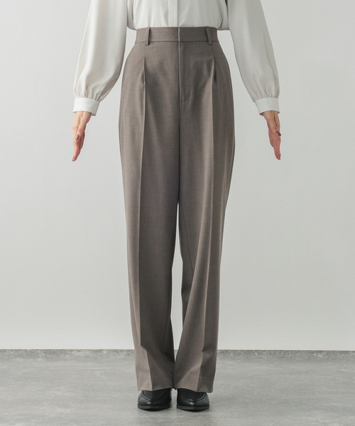 ウツクシルエットワイドストレート/581010（スラックス）｜GLOBAL WORK