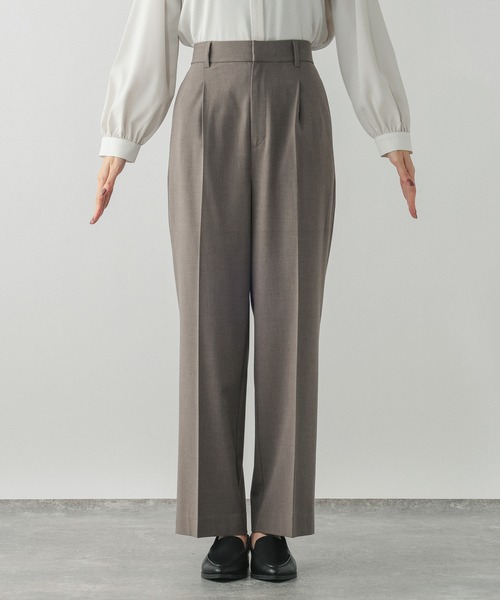 ウツクシルエットワイドストレート/581010（スラックス）｜GLOBAL WORK