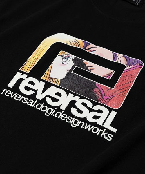 reversal.dogi.design.works(リバーサル・ドーギ・デザイン・ワークス)の「<reversal/リバーサル>湘南爆走族×rvddw EGUCHI AND YOSHIKO TEE(Tシャツ/カットソー・メンズ・ブラック/ホワイト・XX-LARGE/LARGE/MEDIUM/X-LARGE)」の7枚目の写真