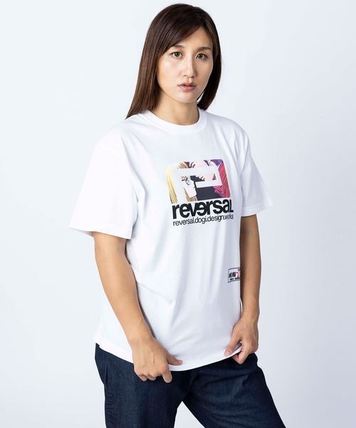 reversal.dogi.design.works(リバーサル・ドーギ・デザイン・ワークス)の「<reversal/リバーサル>湘南爆走族×rvddw EGUCHI AND YOSHIKO TEE(Tシャツ/カットソー・メンズ・ブラック/ホワイト・XX-LARGE/LARGE/MEDIUM/X-LARGE)」の15枚目の写真