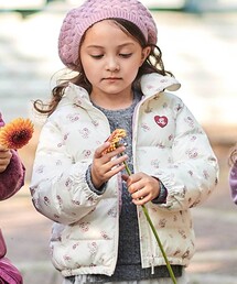 ダウンジャケット/コート（ピンク/桃色系・花柄・ボタニカル柄