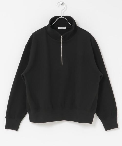 FORK&SPOON(フォークアンドスプーン)の「FORK&SPOON ハーフジップサーマルカットソー(Tシャツ/カットソー・レディース・アイボリー/ブラック・1)」の7枚目の写真