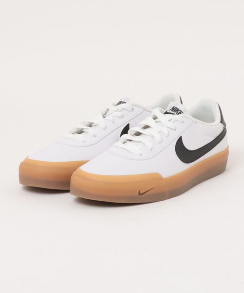 NIKE ナイキ COURT SHOT メンズスニーカー 薄底 ロープロファイルシューズ(コートショット) FQ8146-112 ホワイト/ブラック/ガムライトブラウン