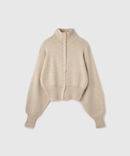 VICKY（ビッキー）の「メニボタン2WAYネックニット≪手洗い可能≫（ニット/セーター・レディース・ベージュ/ダークグレー/ブラウン・M）」の14枚目の写真