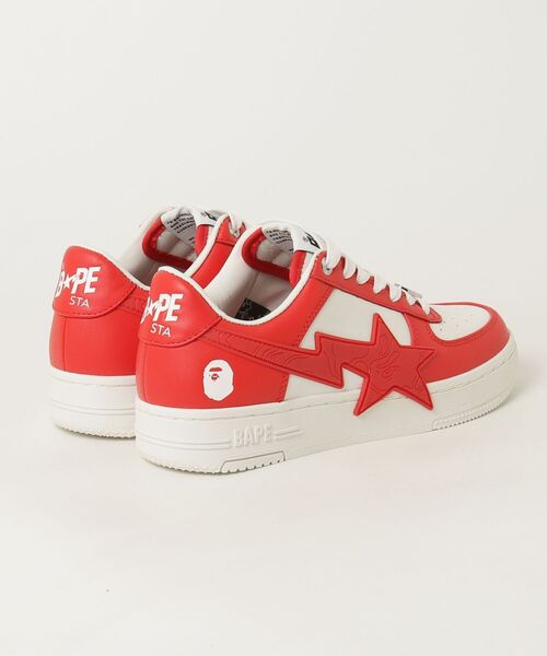 A BATHING APE（アベイシングエイプ）の「BAPE STA OS #2（スニーカー・レディース・レッド/ホワイト/ブラック・6/5）」の16枚目の写真