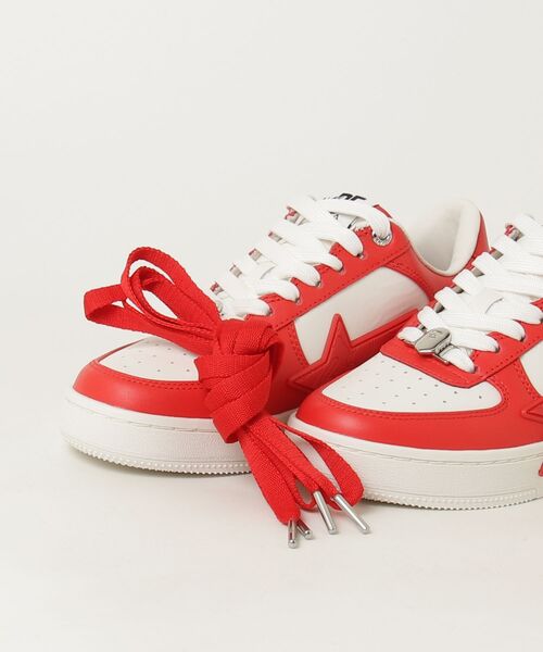 A BATHING APE（アベイシングエイプ）の「BAPE STA OS #2（スニーカー・レディース・レッド/ホワイト/ブラック・6/5）」の18枚目の写真