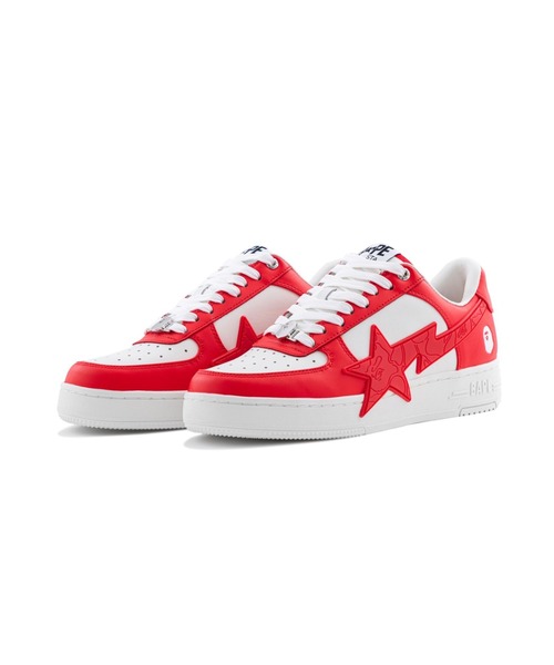 A BATHING APE（アベイシングエイプ）の「BAPE STA OS #2（スニーカー・レディース・レッド/ホワイト/ブラック・6/5）」の3枚目の写真