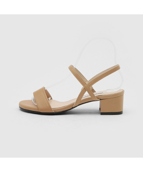 SAPPUN（サプン）の「Lendid ストラップ サンダルヒール (4cm)（サンダル・レディース・ブルー/ブラック/ブラウン/ホワイト/イエロー/ダークベージュ/ラベンダー/ミント/ベージュ・21.5㎝/25cm/22.5cm/23cm/23.5cm/24cm/24.5cm/25.5cm/22cm/26cm）」の6枚目の写真