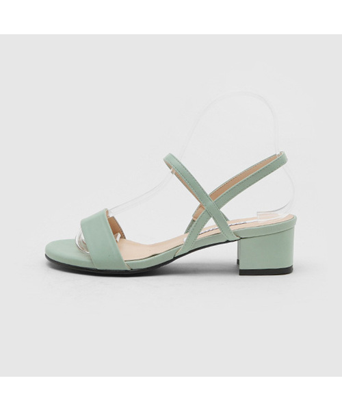 SAPPUN（サプン）の「Lendid ストラップ サンダルヒール (4cm)（サンダル・レディース・ブルー/ブラック/ブラウン/ホワイト/イエロー/ダークベージュ/ラベンダー/ミント/ベージュ・21.5㎝/25cm/22.5cm/23cm/23.5cm/24cm/24.5cm/25.5cm/22cm/26cm）」の7枚目の写真