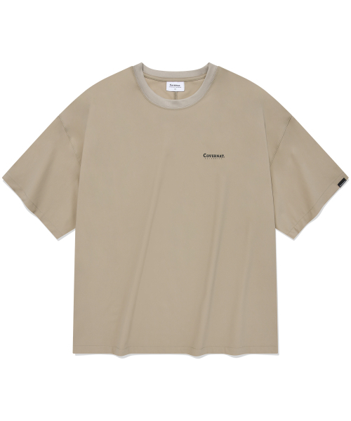 COVERNAT(カバーナット)の「アセンティッククールテックTシャツベージュ(Tシャツ/カットソー・レディース・その他・MEDIUM/SMALL/X-LARGE/X-SMALL/XX-LARGE/LARGE)」の1枚目の写真
