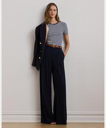 LAUREN RALPH LAUREN | ダブルフェイスド ジョーゼット ワイドレッグ パンツ(その他パンツ)