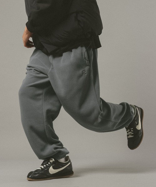 SIGNAL SPORTS（シグナルスポーツ）の「【SIGNAL SPORTS】Fleece Wide Pants（スウェットパンツ・メンズ・グレー系その他/ネイビー・LARGE/MEDIUM）」の8枚目の写真