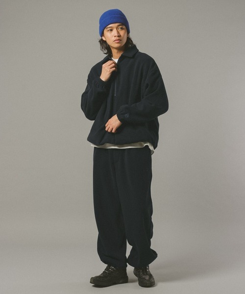 SIGNAL SPORTS（シグナルスポーツ）の「【SIGNAL SPORTS】Fleece Wide Pants（スウェットパンツ・メンズ・グレー系その他/ネイビー・LARGE/MEDIUM）」の11枚目の写真