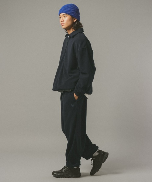SIGNAL SPORTS（シグナルスポーツ）の「【SIGNAL SPORTS】Fleece Wide Pants（スウェットパンツ・メンズ・グレー系その他/ネイビー・LARGE/MEDIUM）」の12枚目の写真