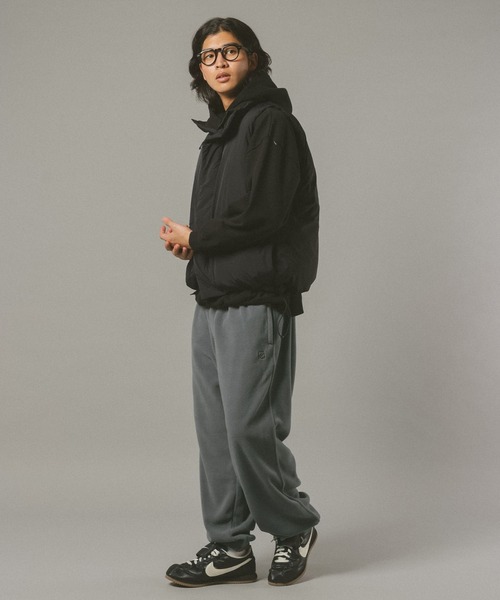 SIGNAL SPORTS（シグナルスポーツ）の「【SIGNAL SPORTS】Fleece Wide Pants（スウェットパンツ・メンズ・グレー系その他/ネイビー・LARGE/MEDIUM）」の4枚目の写真
