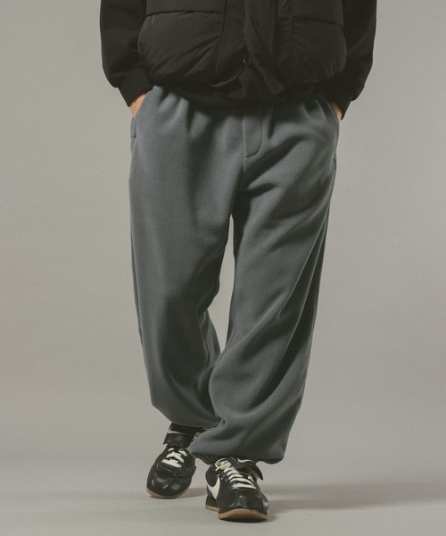 SIGNAL SPORTS（シグナルスポーツ）の「【SIGNAL SPORTS】Fleece Wide Pants（スウェットパンツ・メンズ・グレー系その他/ネイビー・LARGE/MEDIUM）」の6枚目の写真