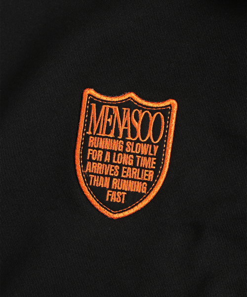 MENASOO（ミナス）の「Menasoo Applique Two Way Hoodie Zip Up_Black（パーカー・レディース・ブラック・MEDIUM/LARGE）」の14枚目の写真