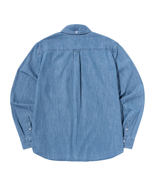 PRODESHIRT（プロデシャツ）の「[レギュラー] Wナチュラルデニムボタンダウンシャツ（ライトブルー）（シャツ/ブラウス・メンズ・その他・MEDIUM/LARGE/X-LARGE/SMALL）」の3枚目の写真