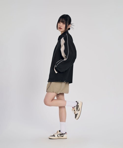 SLOW RECORD HOUSE(スローレコードハウス)の「ナイロンカーゴミニスカート_ベージュ(スカート・レディース・その他・OS)」の10枚目の写真