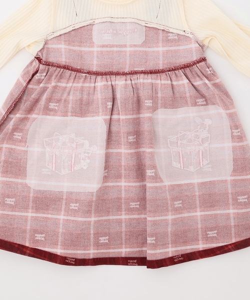 セール】プレゼント刺繍ドッキングワンピース ブルマセット（その他