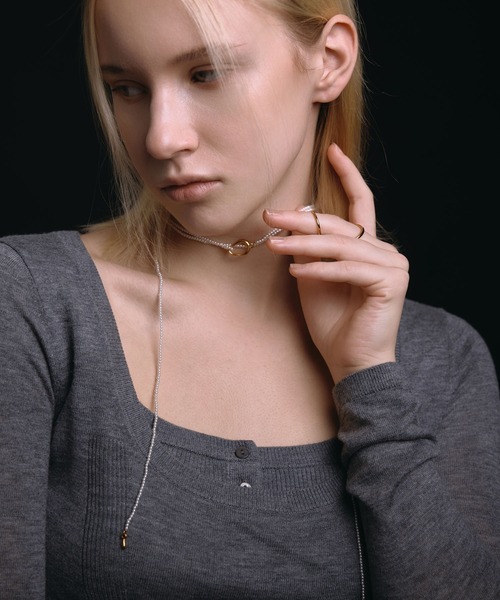 CENE（セネ）の「【CENE】セネ/マルチWAYロングパールチョーカー（ネックレス・レディース・ゴールド/シルバー・FREE）」の6枚目の写真