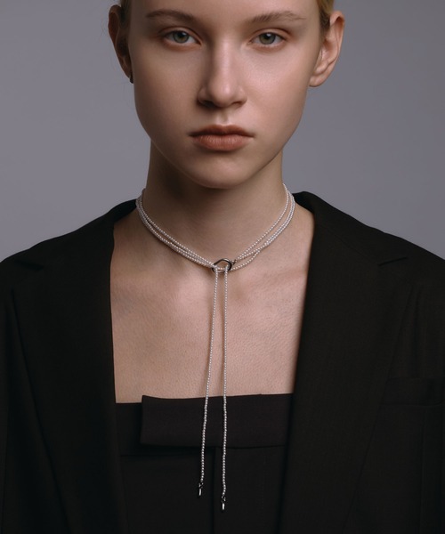 CENE（セネ）の「【CENE】セネ/マルチWAYロングパールチョーカー（ネックレス・レディース・ゴールド/シルバー・FREE）」の8枚目の写真