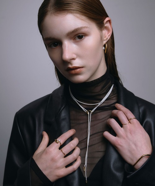 CENE（セネ）の「【CENE】セネ/マルチWAYロングパールチョーカー（ネックレス・レディース・ゴールド/シルバー・FREE）」の19枚目の写真