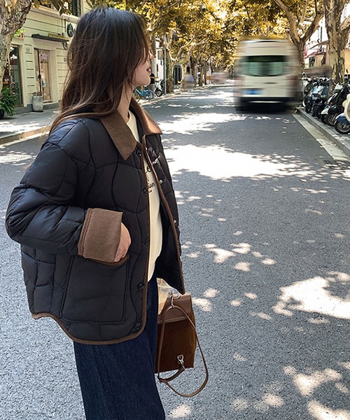 ミッラ・ペホネン ブラウンキルティングジャケット Filson Cruiser キルティング ダウンジャケット | ブラウン | FARFETCH JP