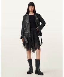 ALLSAINTS | JAYDE RUFFLED TULLE MINI SKIRT | JAYDE ラッフルド チュール ミニ スカート(スカート)
