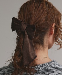 ad thie（アドティエ）の「ベロア リボンシュシュ（シュシュ）」