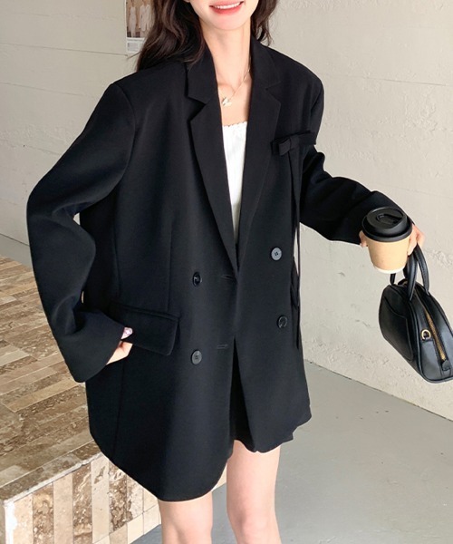 Miniministore(ミニミニストア)の「ダブルボタンテーラードジャケットアウター(その他アウター・レディース・ブラック・XL/S/L/M)」の16枚目の写真