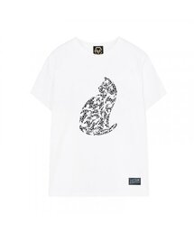 EVレオパードケットホワイトTシャツ