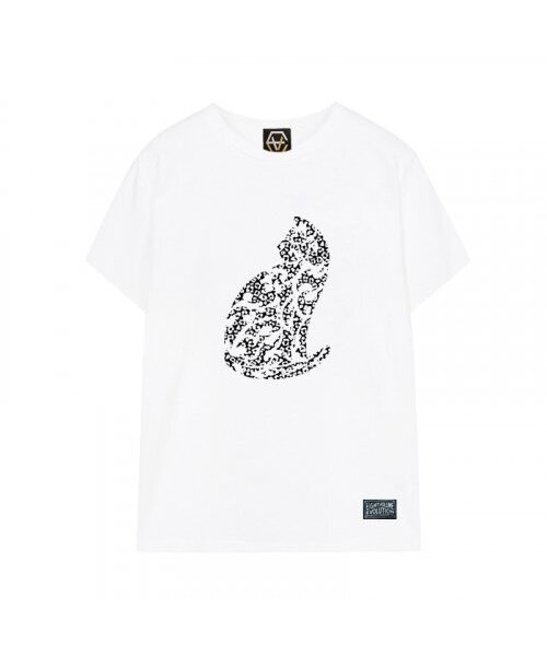 EIGHTVOLUME(エイトボリューム)の「EVレオパードケットホワイトTシャツ(Tシャツ/カットソー・メンズ・その他・LARGE/MEDIUM)」の1枚目の写真