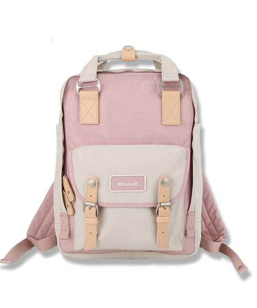 HIMAWARI(ヒマワリ)の「ネモバック 男女共用 マルチiPad/ノートパソコン収納バックパック No.194L(バックパック/リュック・レディース・ホワイト×パープル/ホワイト×エメラルドグリーン/ホワイト×ピンク・FREE)」の5枚目の写真