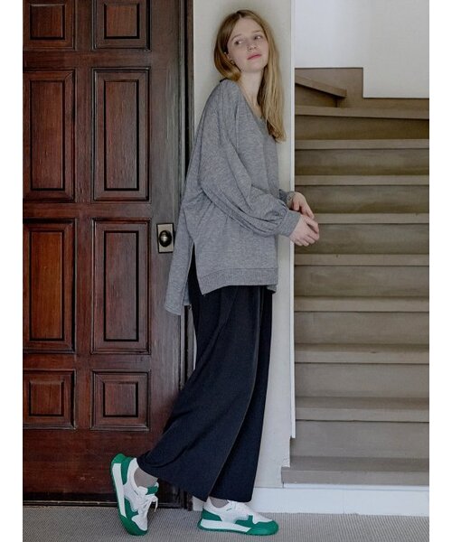 AVANT-G(アバン)の「Poly Spandex Wide Banding Pants - BLACK(その他パンツ・レディース・その他・FREE)」の3枚目の写真