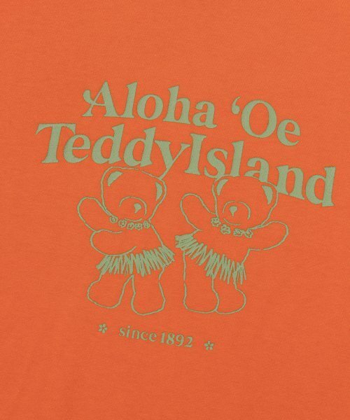 TEDDYISLAND(テディアイランド)の「アロハテディ 半袖 オレンジ(Tシャツ/カットソー・メンズ・その他・MEDIUM/LARGE)」の5枚目の写真