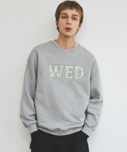 WEDNESDAY OASIS(ウェンズデーオアシス)の「オーガニックペイズリースウェットシャツ_2カラー(W25-TP05)(スウェット・メンズ・アイボリー/グレー・LARGE/MEDIUM)」の3枚目の写真