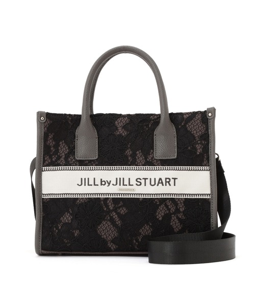 JILL by JILL STUART(ジルバイジルスチュアート)の「バンドオブスクエアトート(トートバッグ・レディース・ホワイト/ブラック系その他/ブラック・FREE)」の5枚目の写真