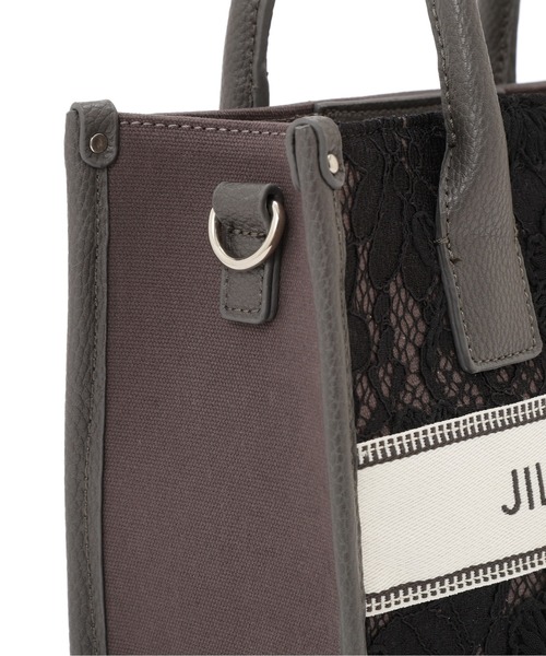 JILL by JILL STUART(ジルバイジルスチュアート)の「バンドオブスクエアトート(トートバッグ・レディース・ホワイト/ブラック系その他/ブラック・FREE)」の11枚目の写真