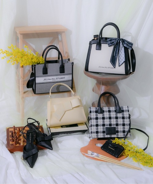 JILL by JILL STUART(ジルバイジルスチュアート)の「バンドオブスクエアトート(トートバッグ・レディース・ホワイト/ブラック系その他/ブラック・FREE)」の19枚目の写真