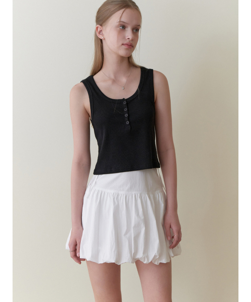 RE_L(リエル)の「Fizz button sleeveless (black)(Tシャツ/カットソー・レディース・その他・FREE)」の5枚目の写真