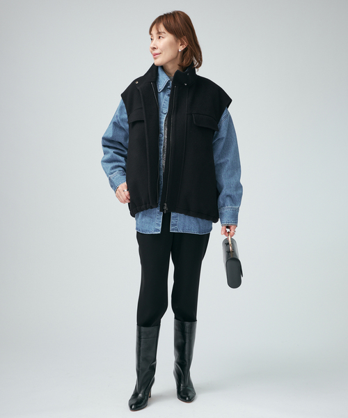 upperhights(アッパーハイツ)の「upper hights アッパーハイツ THE MORGAN シャツ L859179V02FMB(シャツ/ブラウス・レディース・コバルトブルー・FREE)」の17枚目の写真
