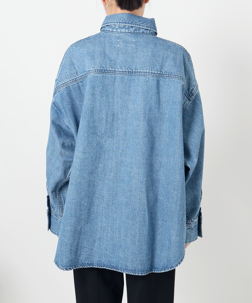 upperhights(アッパーハイツ)の「upper hights アッパーハイツ THE MORGAN シャツ L859179V02FMB(シャツ/ブラウス・レディース・コバルトブルー・FREE)」の20枚目の写真